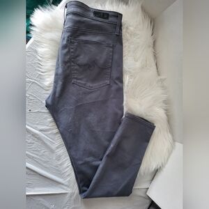 AG Farrah Skinny Ankle High Rise Blue Pants, Size 30 X 28